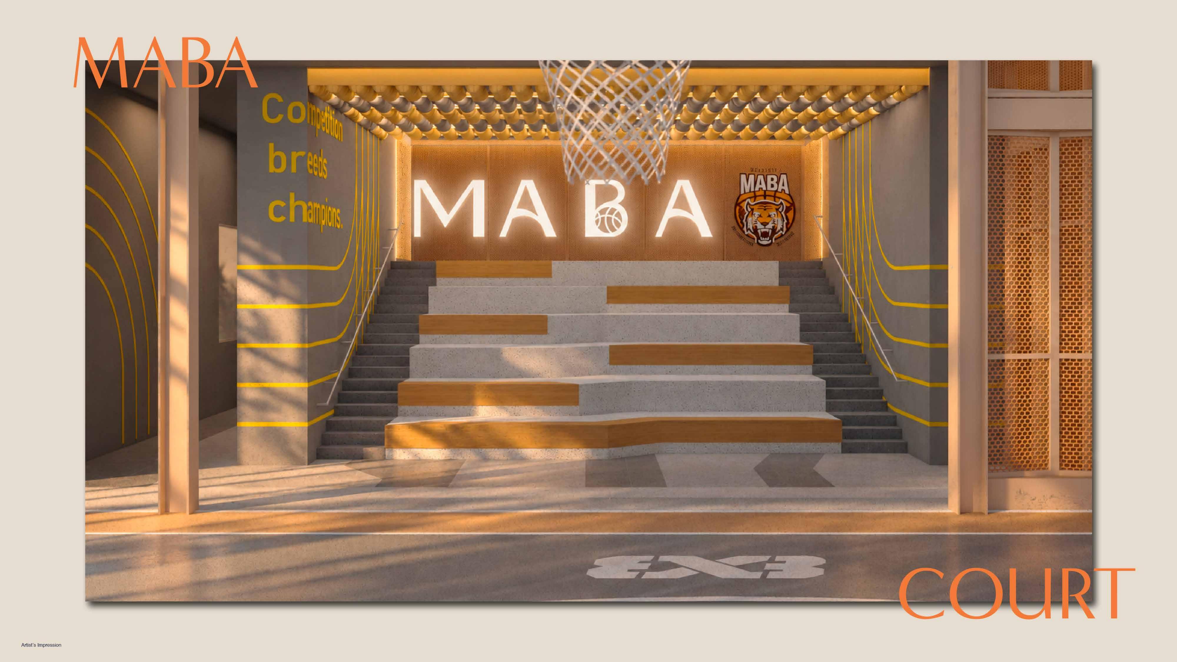 MABA 3x3 basketball court facility, MABA Suitez